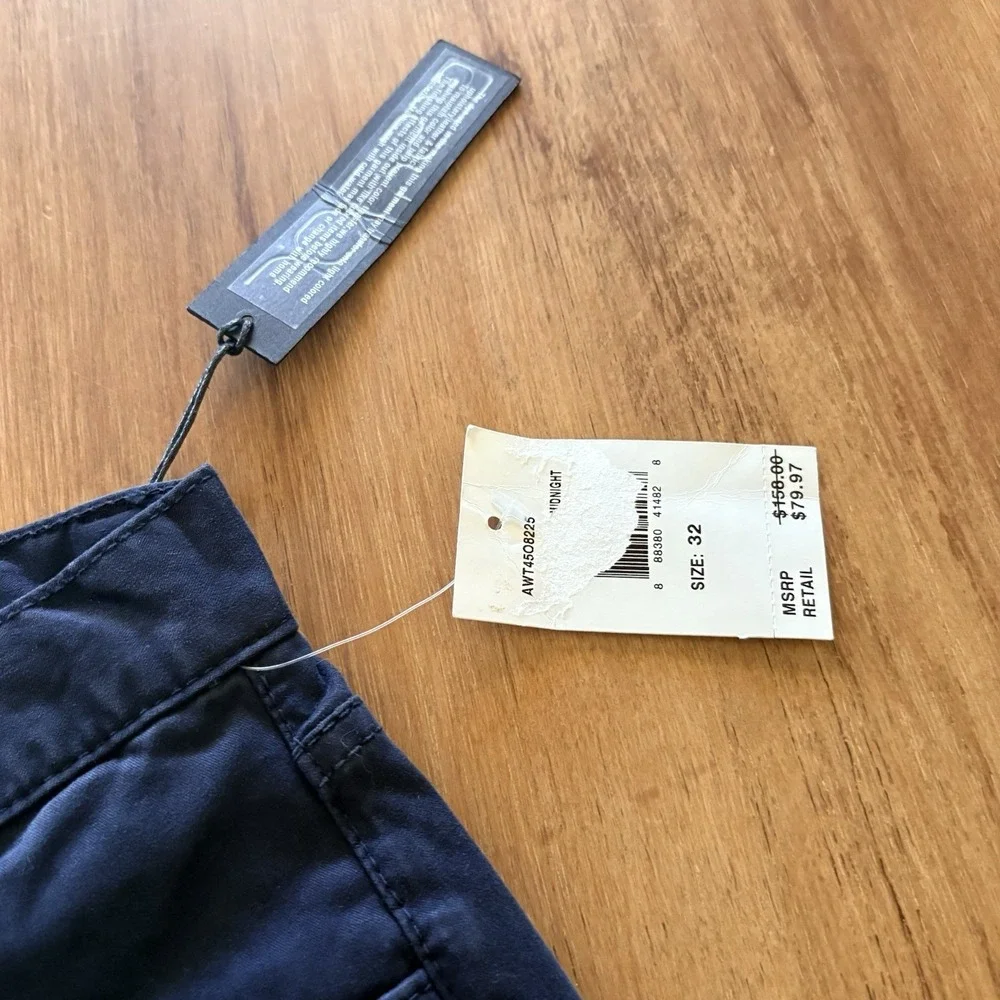 Joes The Brixton Straight + Narrow Pants Twill Jeans Midnight Navy 32 X 33